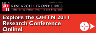Explore the OHTN 2011 Research Conference