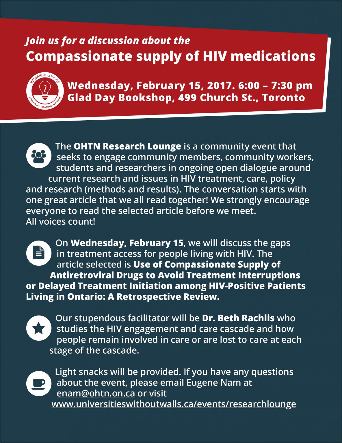 Compassionate supply of HIV medications The Ontario HIV Treatment Network