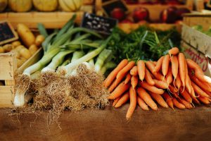 Carrots and green onions